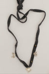 YANYAN KNITS Cotton necklace with stone and charm YYK-YYW24-1832A-PINSE-F Colorblock YYK-YYW24-1851